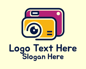 Digital Camera Lens Logo