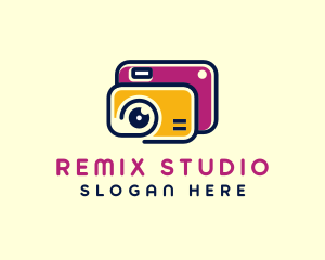 Digital Camera Lens logo design