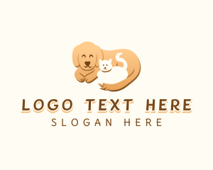 Adoption - Animal Cat Dog logo design