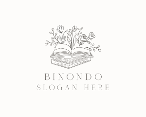 Herbs - Rustic Floral Book logo design