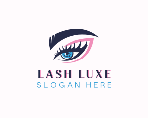 Eyelash Makeup Perm logo design