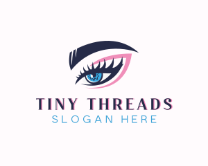 Eyelash Makeup Perm logo design