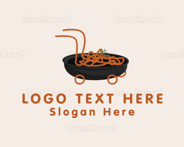 Noodle Food Delivery Logo