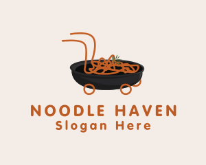 Spaghetti - Noodle Food Delivery logo design