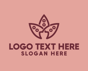 Floral Lotus Flower Logo