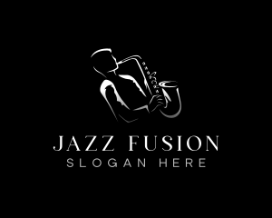 Jazz - Saxophone Jazz Musician logo design