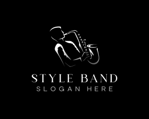 Saxophone Jazz Musician logo design