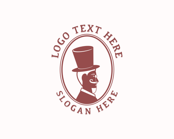 Grooming - Gentleman Tailor Top Hat logo design