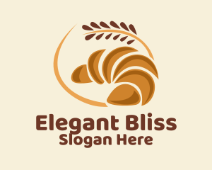 Wheat Croissant Bread  Logo