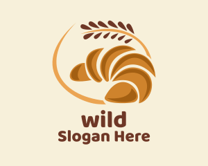 Wheat Croissant Bread  Logo