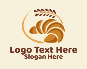 Wheat Croissant Bread  Logo