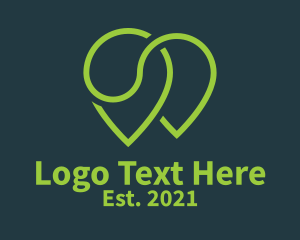 Locator - Tennis Ball Location logo design