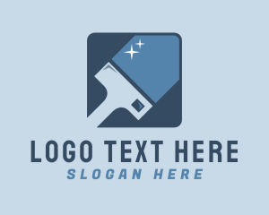 Vacuum Cleaner Cleaning Logo