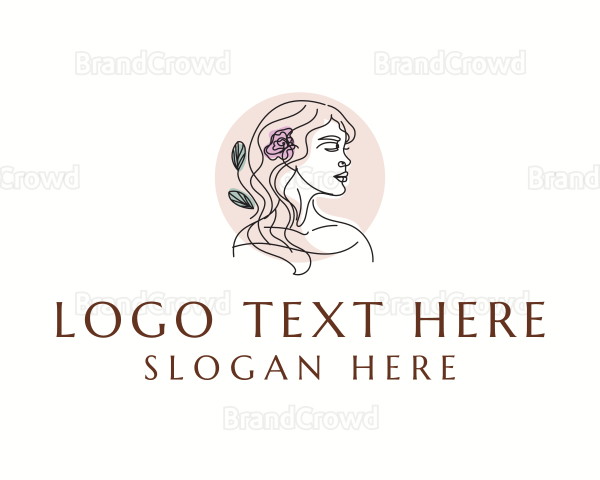 Aesthetic Beauty Salon Logo