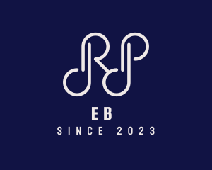 Professional - Modern Marketing Monoline Letter RP logo design