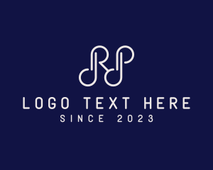 Investor - Modern Marketing Monoline Letter RP logo design