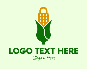 Produce - Corn Husk Grater logo design