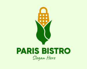 Corn Husk Grater logo design