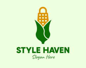 Supermarket - Corn Husk Grater logo design