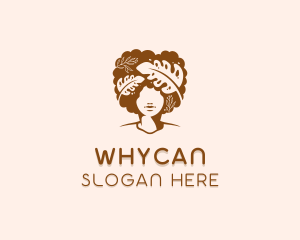 Woman Hairstyle Salon Logo