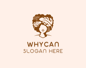 Afro - Woman Hairstyle Salon logo design