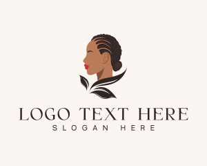 Hairdresser - Hair Braid Woman logo design