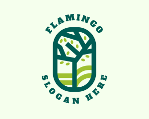 Landscaping - Eco Tree Park logo design