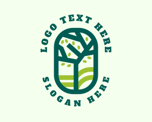 Gardener - Eco Tree Park logo design