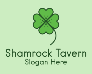 Irish - Green Lucky Shamrock logo design