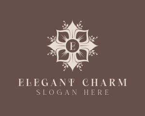 Elegant Flower Boutique logo design