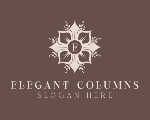 Elegant Flower Boutique logo design