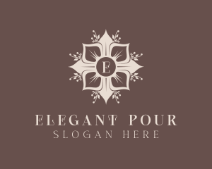 Elegant Flower Boutique logo design