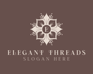 Elegant Flower Boutique logo design