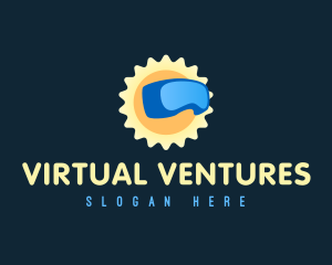 Solar Virtual Reality Console logo design