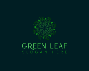 Organic Leaf Nature logo design