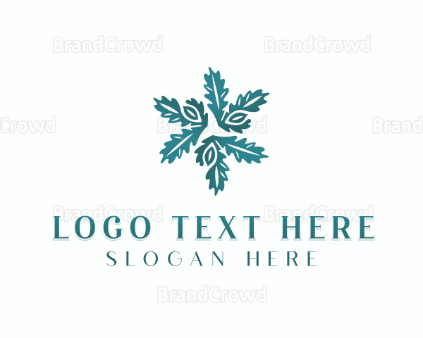 Herbal Leaves Natural Logo