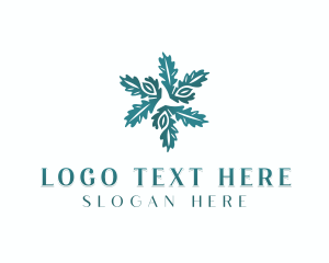 Gardening - Herbal Leaves Natural logo design