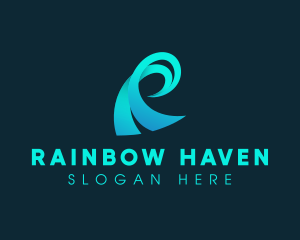 Water Wave Ocean logo design