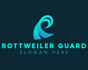 Water Wave Ocean logo design