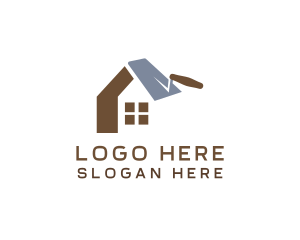 House Trowel Renovation Logo