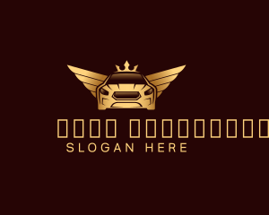 Racing - Car Automotive Crown logo design