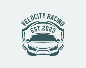 Racing Car Sedan logo design