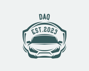 Race - Racing Car Sedan logo design