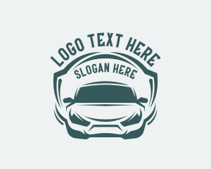 Racing Car Sedan Logo