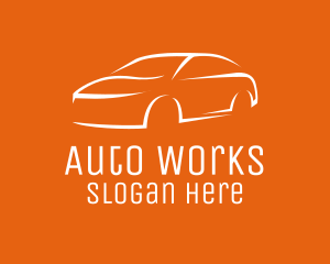 Auto Sedan Car logo design