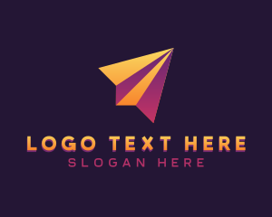 Freight - Plane Shipment Delivery logo design