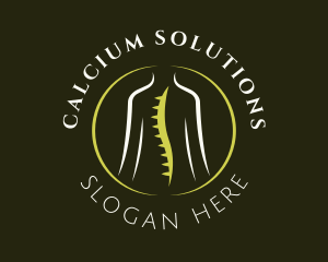 Calcium - Spine Wellness Chiropractor logo design