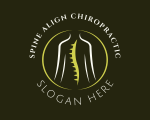 Spine Wellness Chiropractor logo design