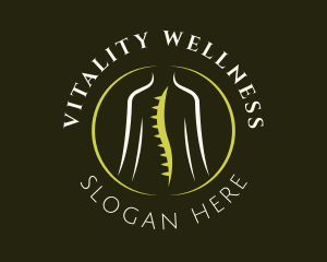 Spine Wellness Chiropractor logo design