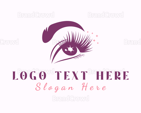 Eyebrow & Eyelash Salon Logo